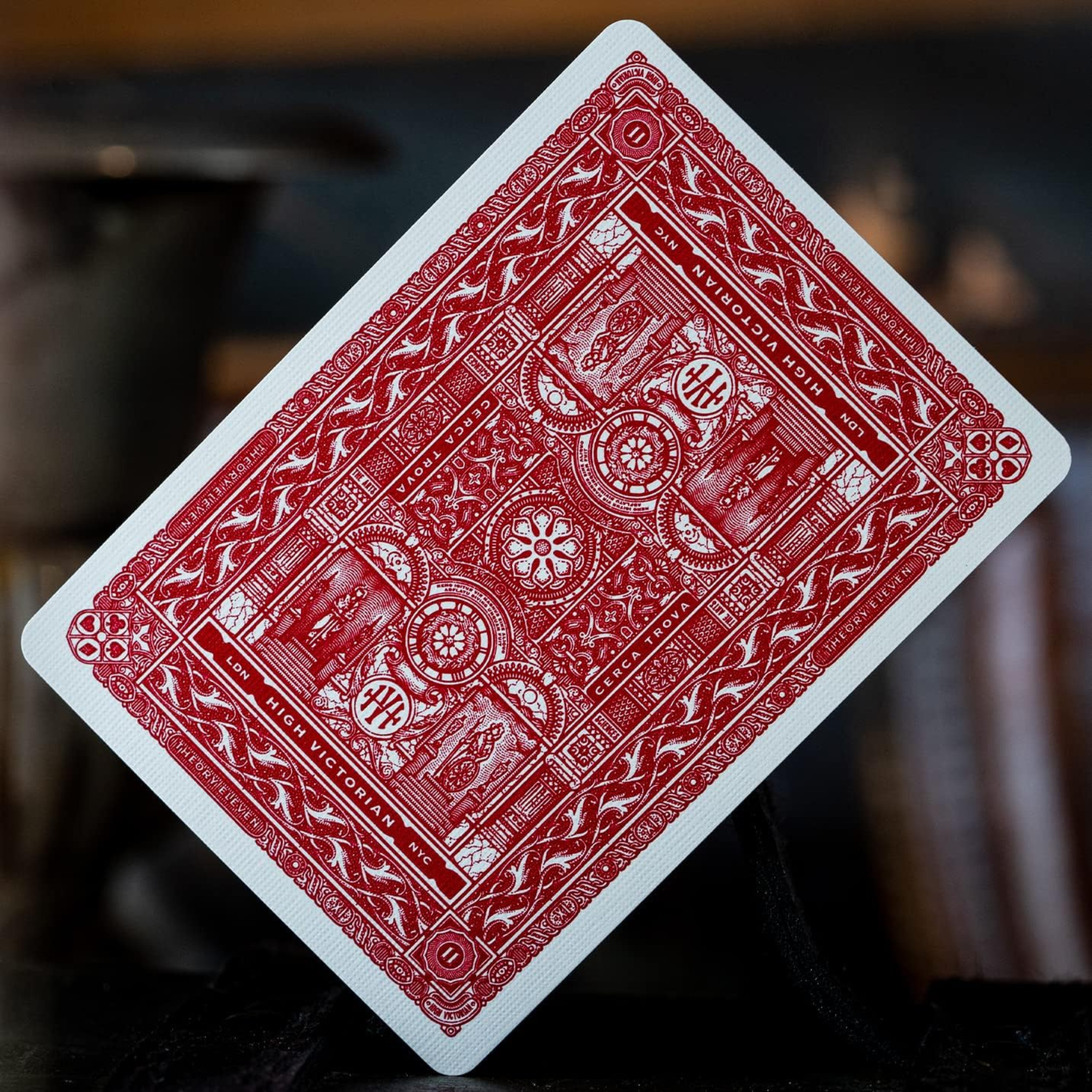 High Victorian Playing Cards - Red