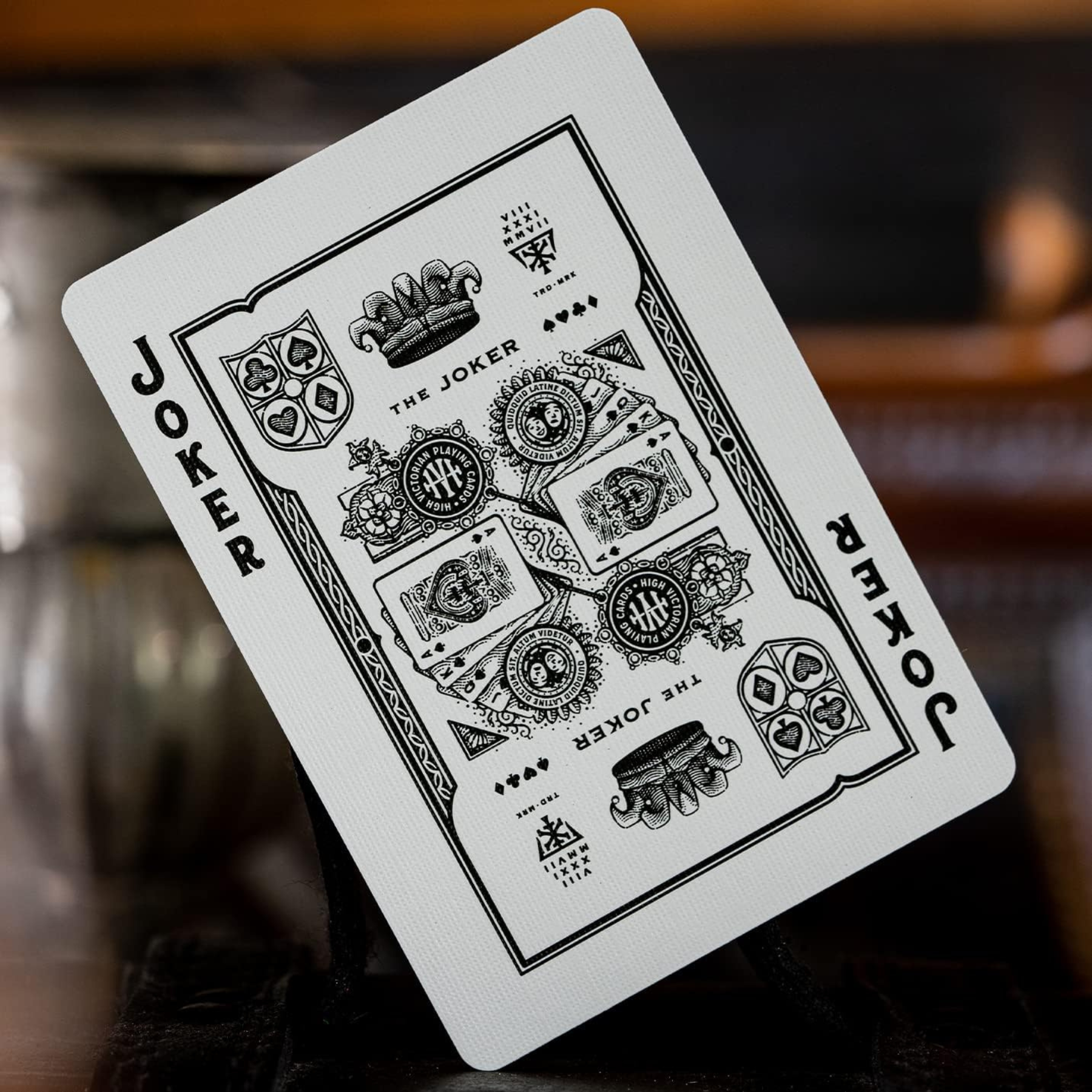 High Victorian Playing Cards - Red