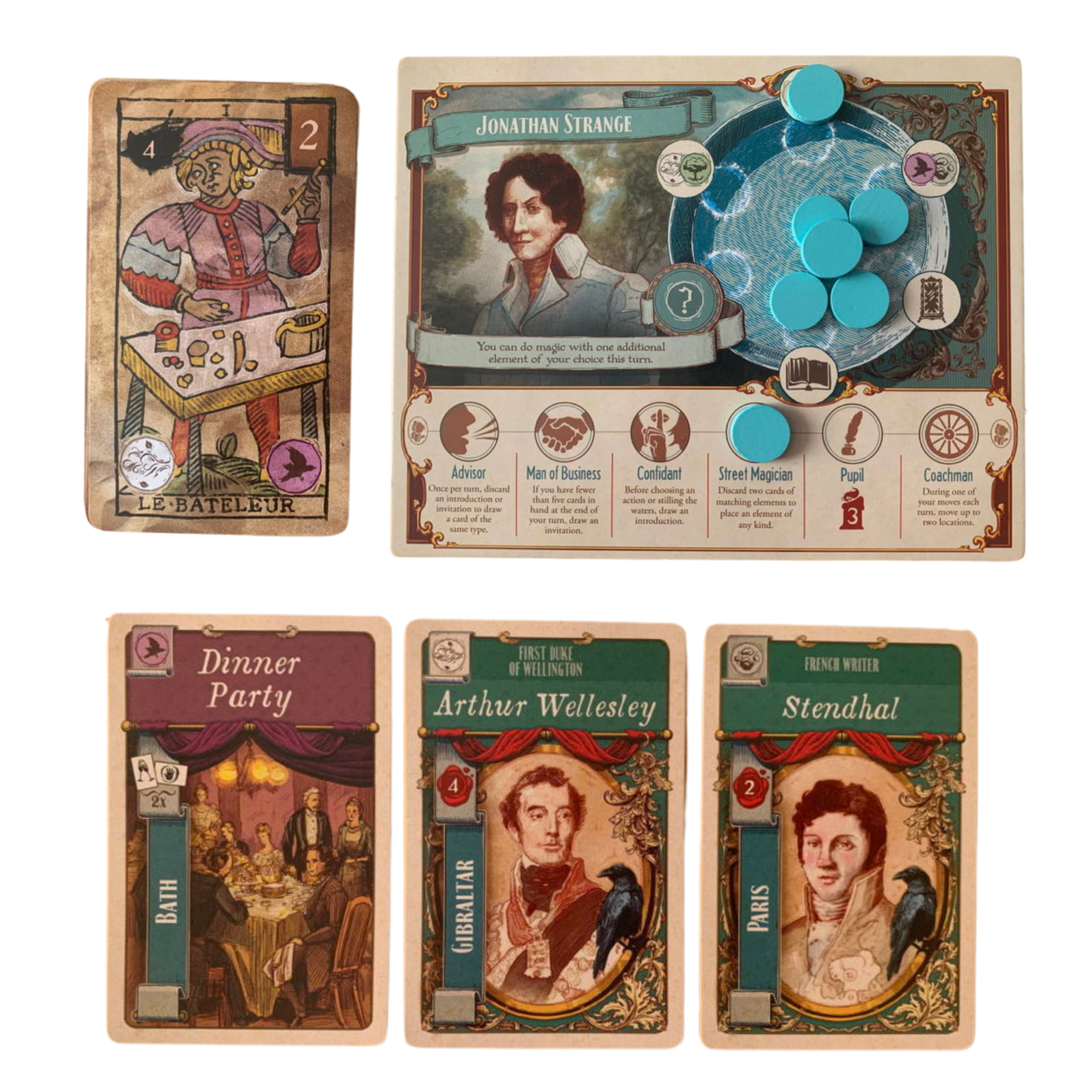 Jonathan Strange & Mr. Norrell: a Board Game of English Magic