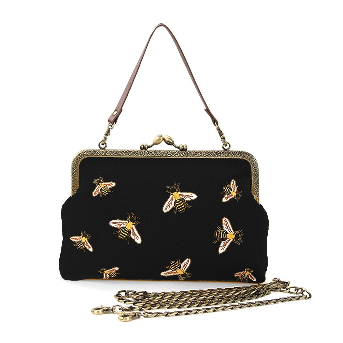 Bees Kiss Clasp Purse