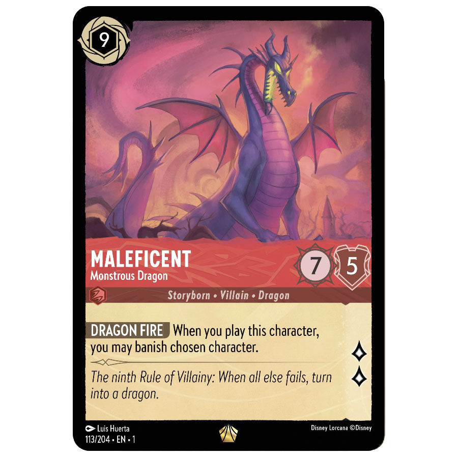 Maleficent - Monstrous Dragon - Legendary - Standard – Curiosa