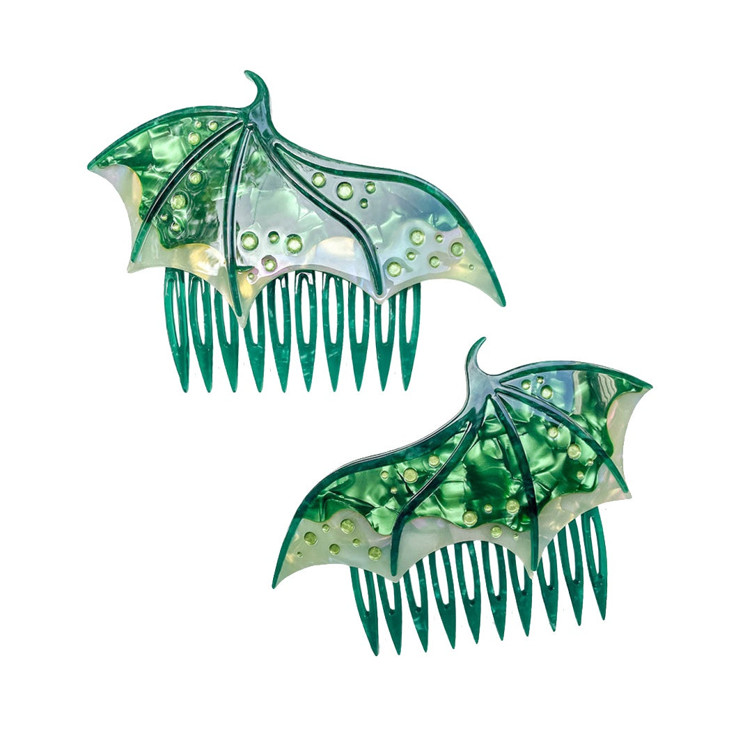 Green Dragon Wing Comb Set