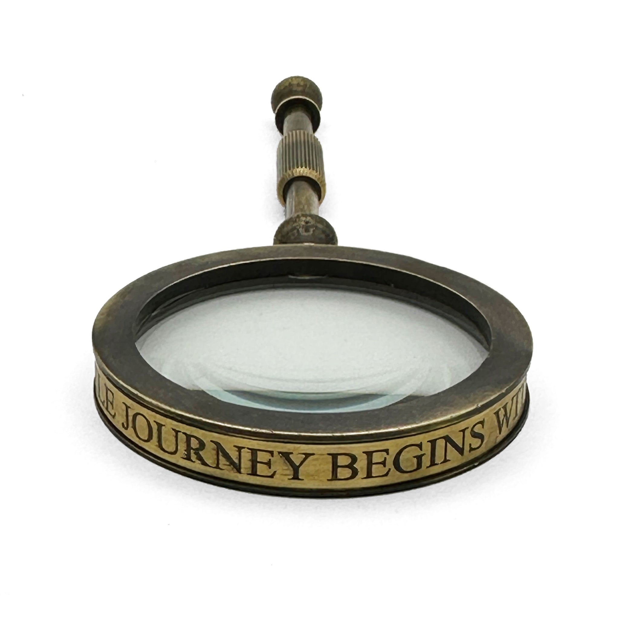 Tiny Brass Magnifier - A Thousand Mile Journey