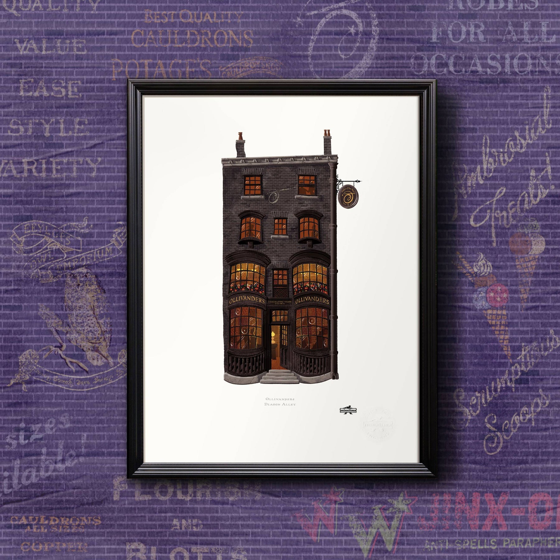 Spellbinding Shops: Ollivanders Art Print