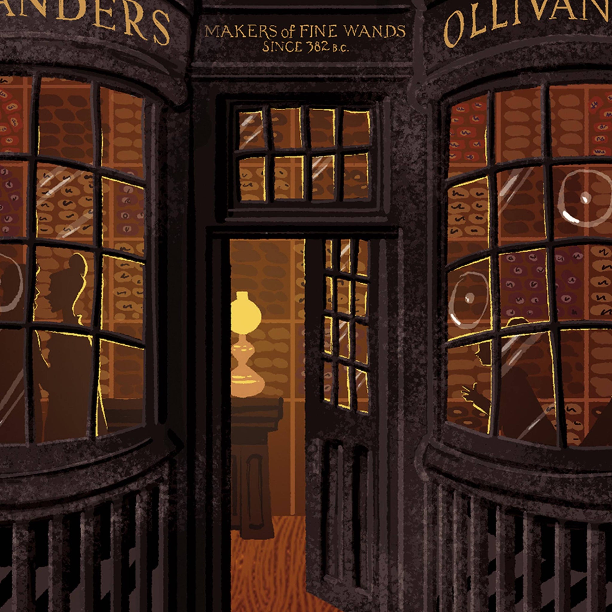 Spellbinding Shops: Ollivanders Art Print