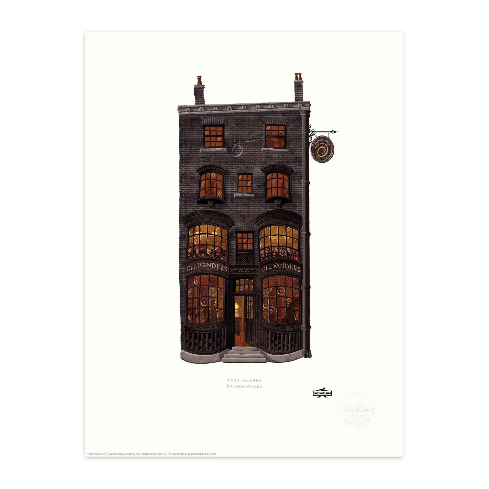 Spellbinding Shops: Ollivanders Art Print