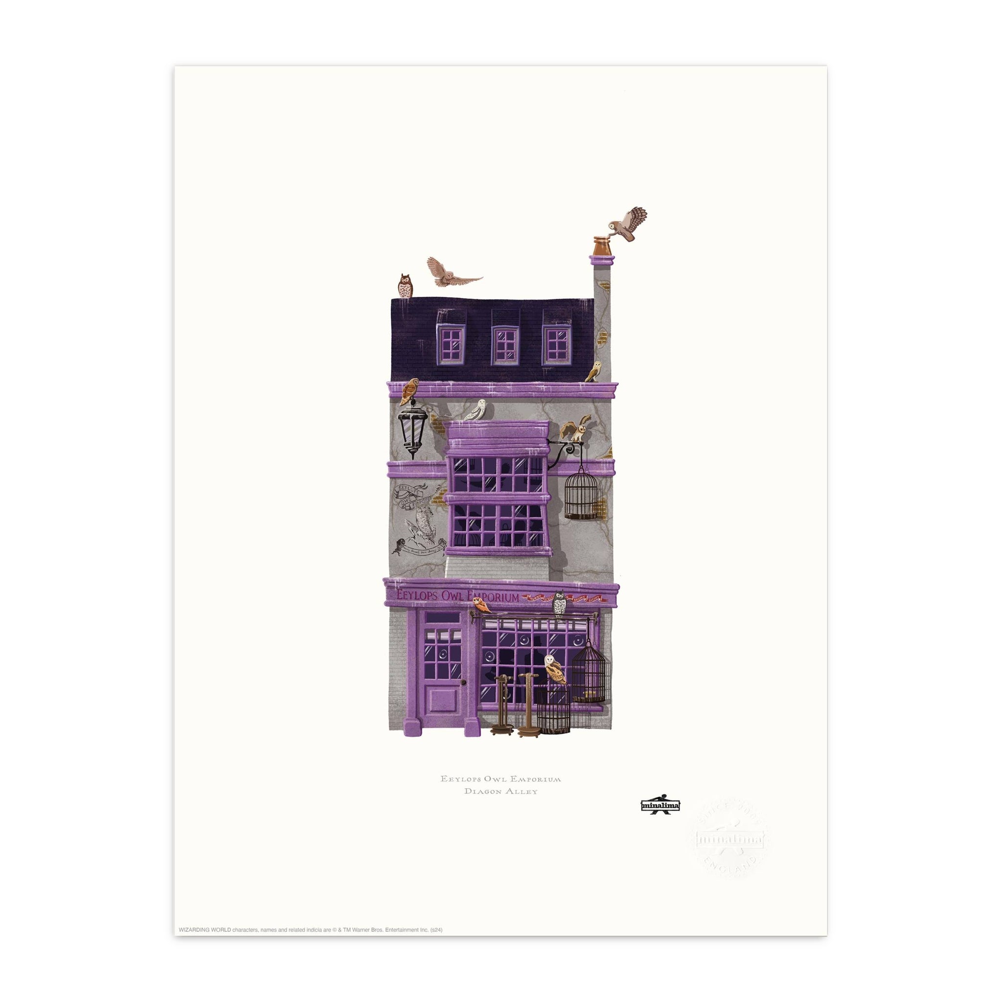 Spellbinding Shops: Eeylops Owl Emporium Art Print