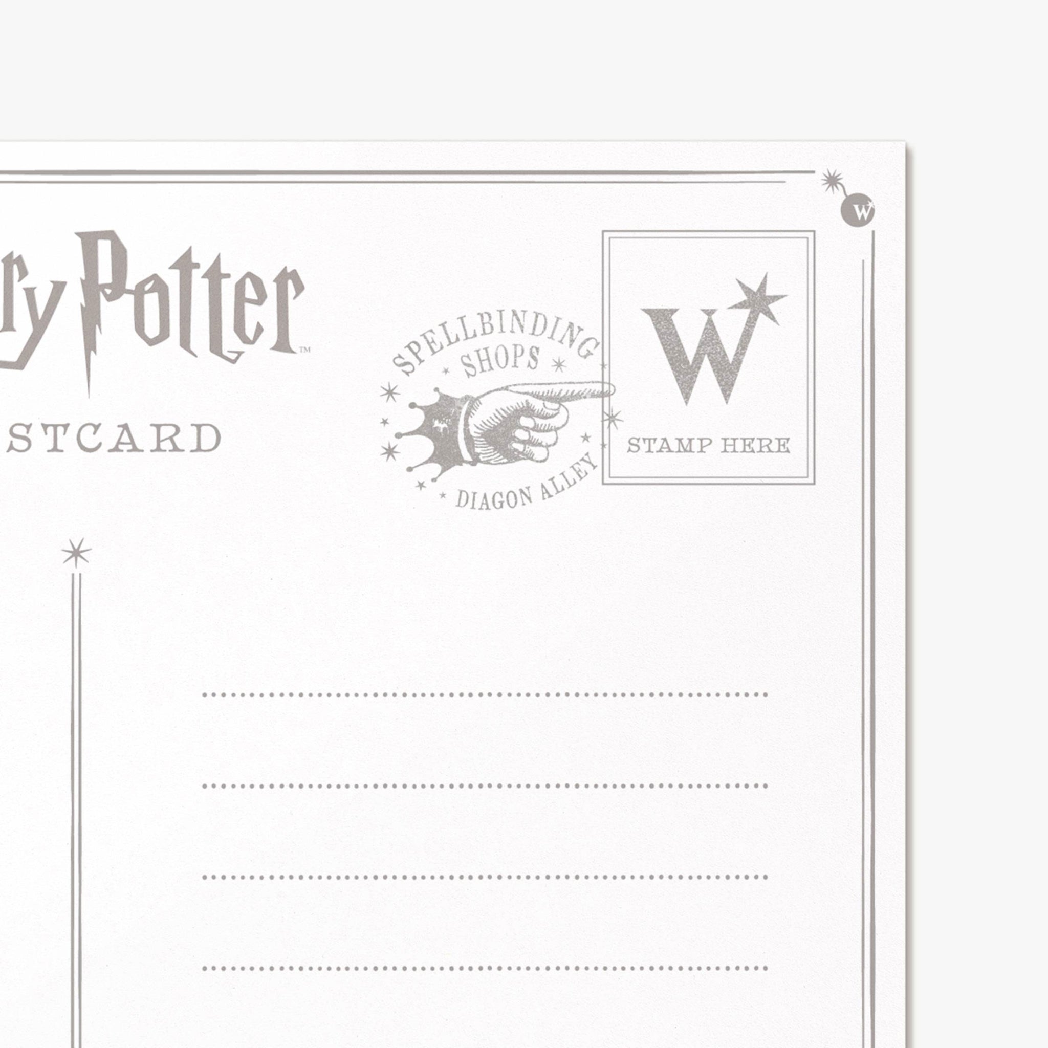 Spellbinding Shops: Diagon Alley Mystery Postcard