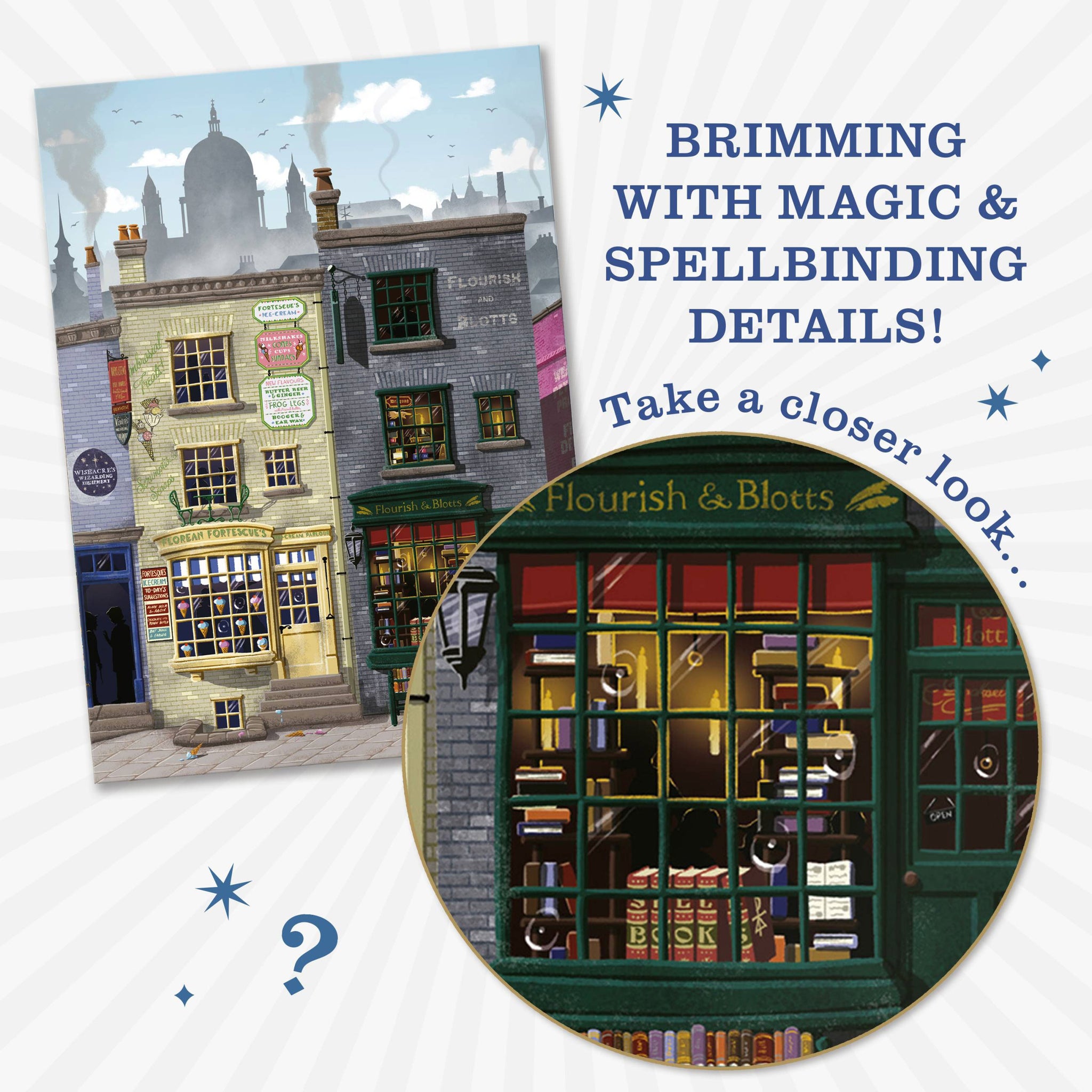 Spellbinding Shops: Diagon Alley Mystery Postcard