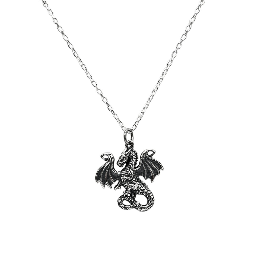 Dragonfire Sterling Silver Necklace