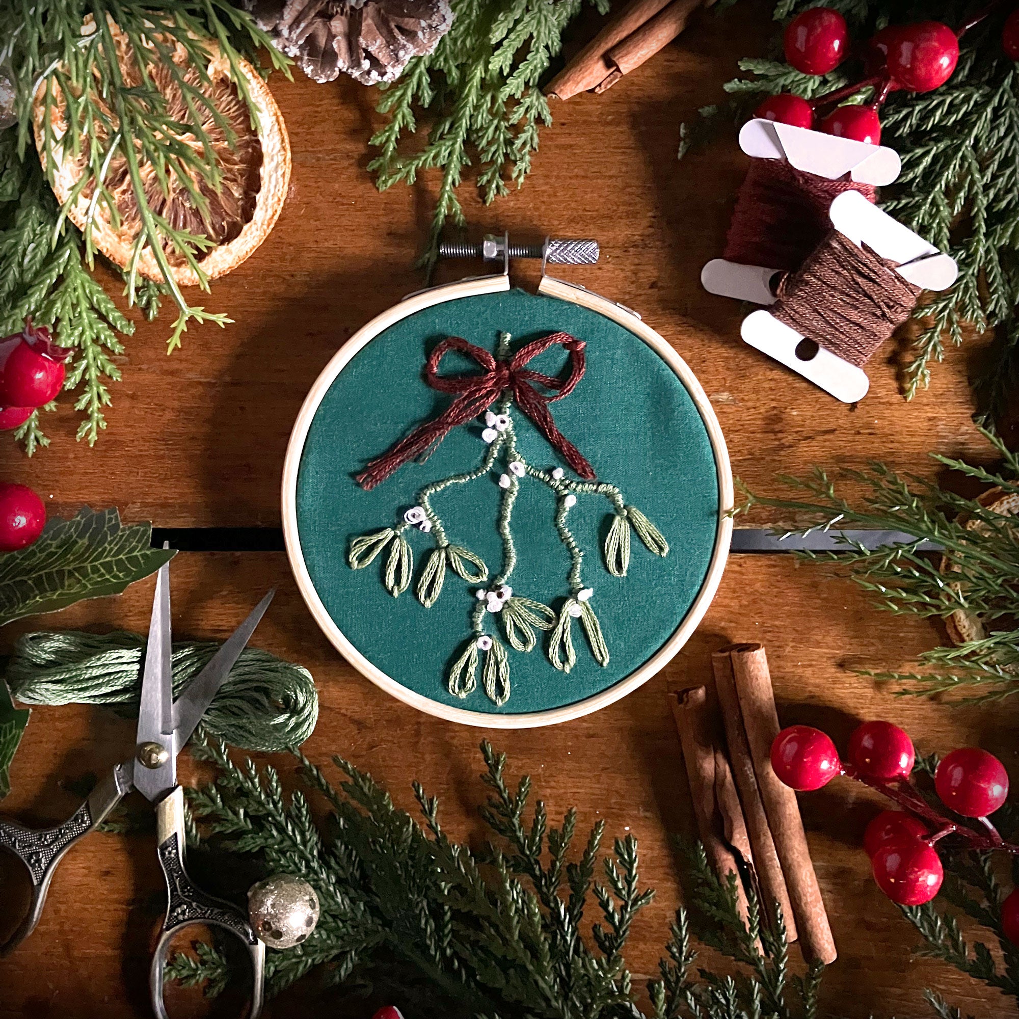 A Poisonous Plant Pocket Guide Workshop: Intro to Embroidery & Mistletoe