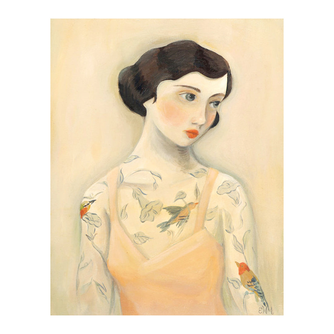 Emily Martin - Tattooed Lady Rara Avis Print