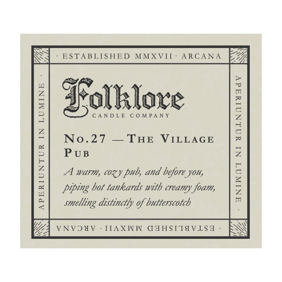 The Village Pub -  Folklore Candle Company - Limited Edition: From the Vault