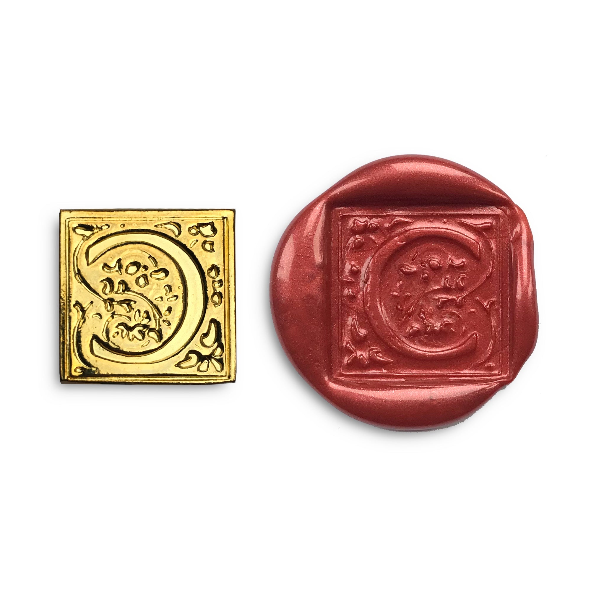 5 Sealing Wax Sticks With Wick for Wax Seal Stamps. Red With a Nice  Filigree Design 