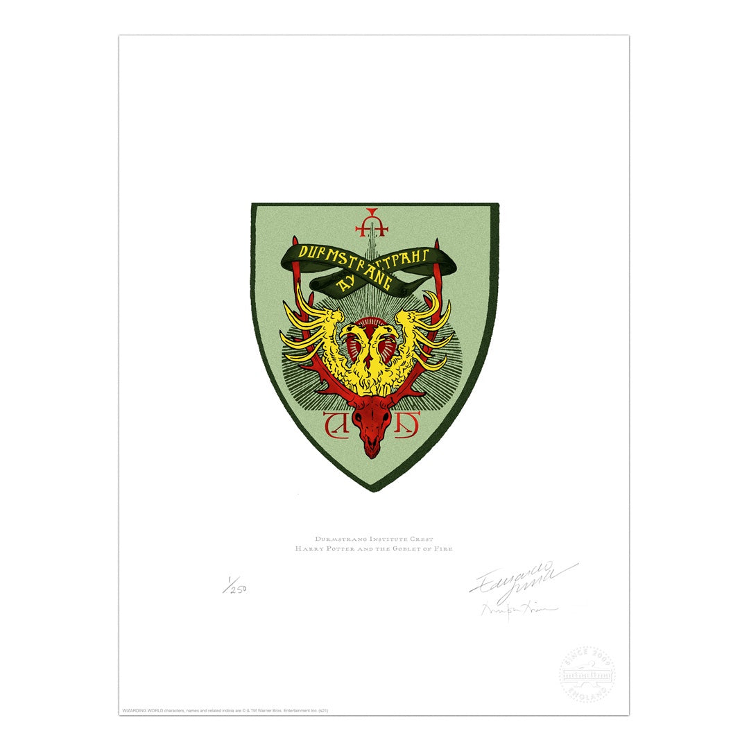 Durmstrang Institute Crest Limited Edition Art Print